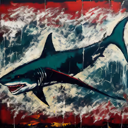 Abstract Shark by Kimi #82