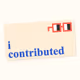 i contributed