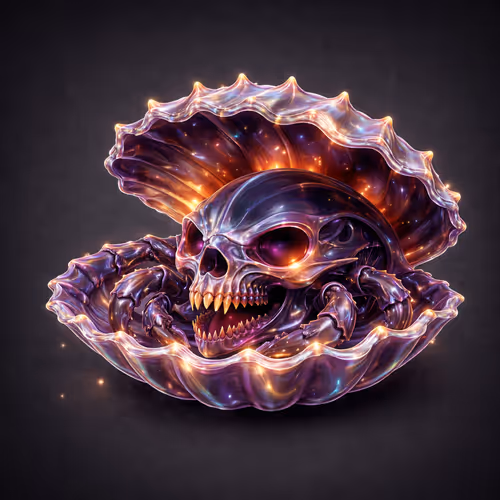 Iridescent Skull