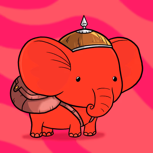 Lucky Elephant #896