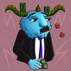 SATAN IS BLUE #412