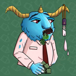 SATAN IS BLUE #153
