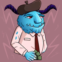 SATAN IS BLUE #413