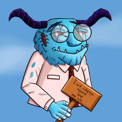 SATAN IS BLUE #309