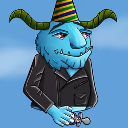 SATAN IS BLUE #136