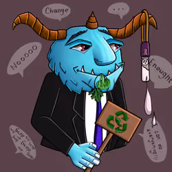 SATAN IS BLUE #180