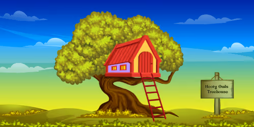 Hooty Owls Treehouse #1442