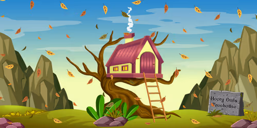 Hooty Owls Treehouse #813