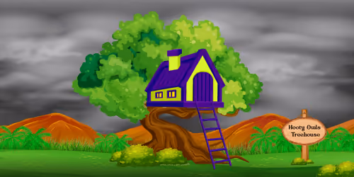 Hooty Owls Treehouse #1243
