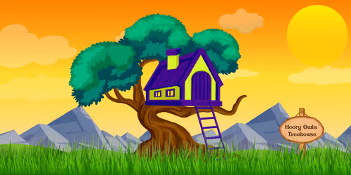 Hooty Owls Treehouse #1008