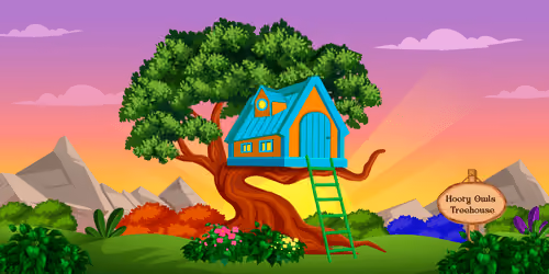 Hooty Owls Treehouse #1839