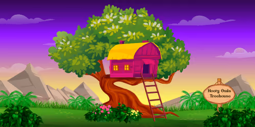 Hooty Owls Treehouse #1406