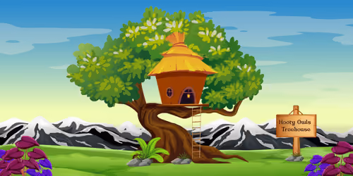 Hooty Owls Treehouse #1907