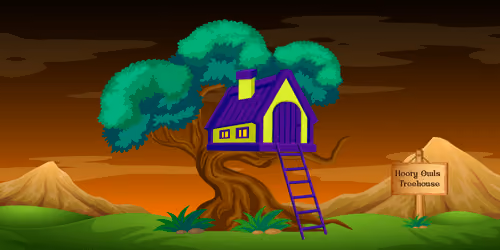Hooty Owls Treehouse #1703