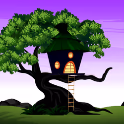 Hooty Owls Treehouse #1850