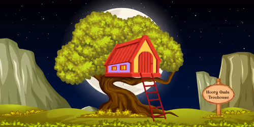 Hooty Owls Treehouse #1594