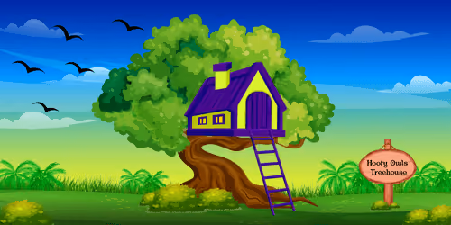 Hooty Owls Treehouse #1818
