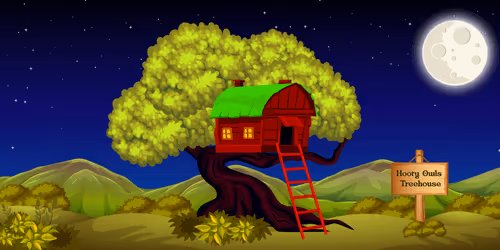 Hooty Owls Treehouse #1674