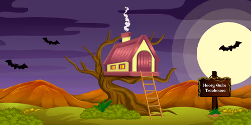 Hooty Owls Treehouse #1327