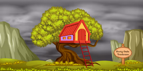 Hooty Owls Treehouse #1586
