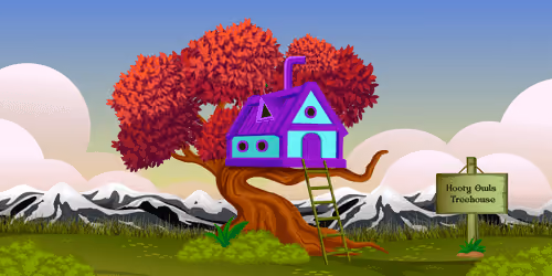 Hooty Owls Treehouse #1573