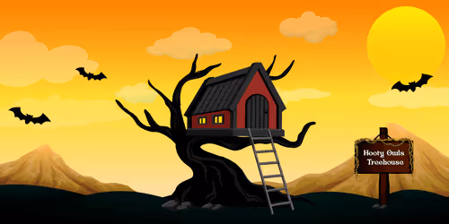 Hooty Owls Treehouse #2231