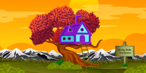 Hooty Owls Treehouse #1572