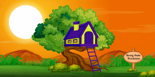 Hooty Owls Treehouse #1247