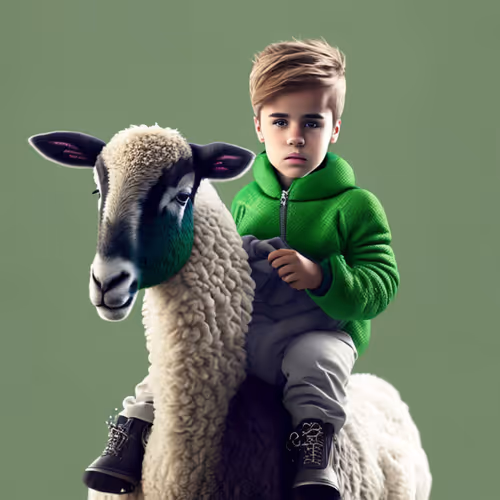 Riding On A Lamb