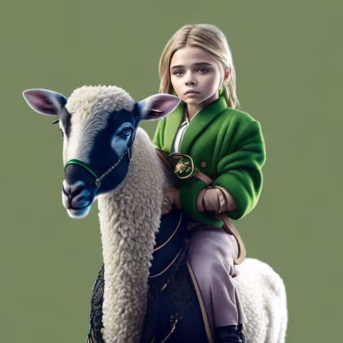 Riding On A Lamb