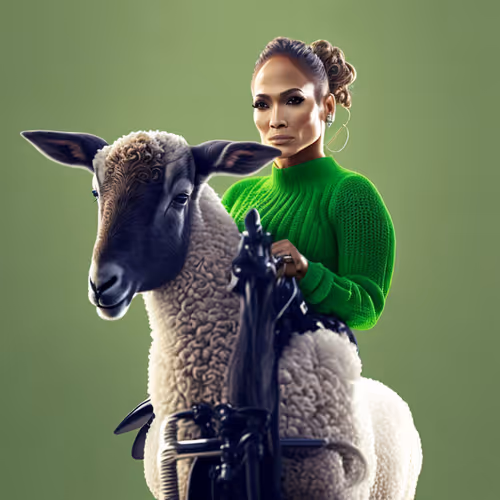 Riding On A Lamb