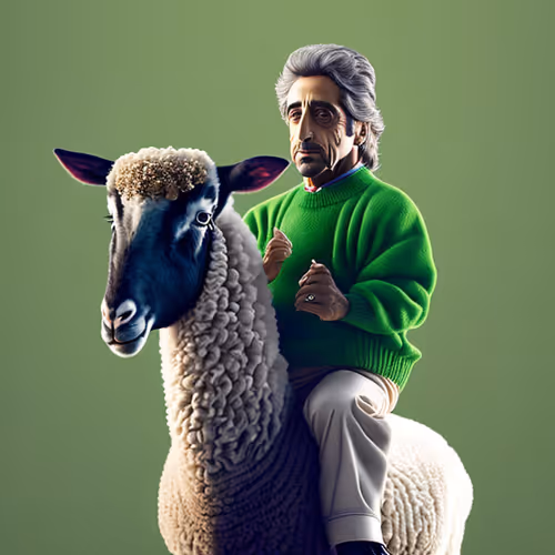 Riding On A Lamb
