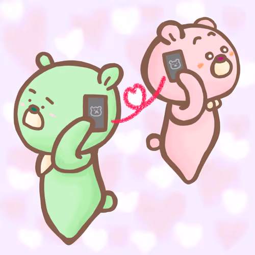以心伝心、心は糸電話