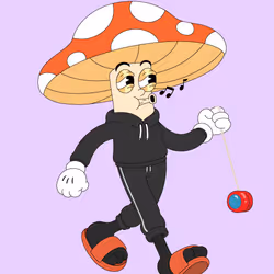 6734