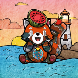 Red Panda Cub #3219