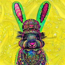 Psychedelic Rabbids #97