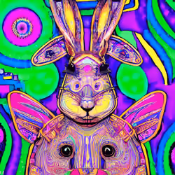 Psychedelic Rabbids #37
