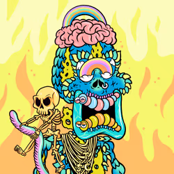 Toxic Skulls Club #587