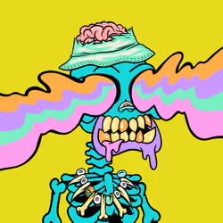 Toxic Skulls Club #8133
