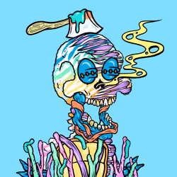 Toxic Skulls Club #1976