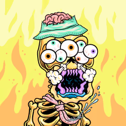 Toxic Skulls Club #9914