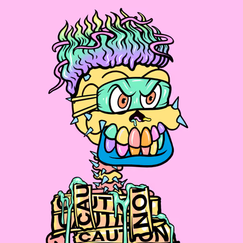 Toxic Skulls Club #9906