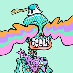 Toxic Skulls Club #8023