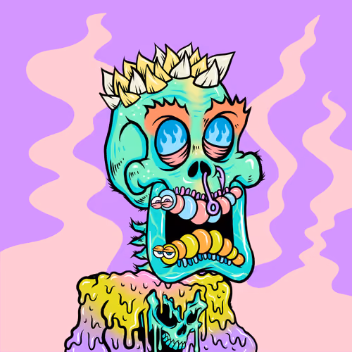Toxic Skulls Club #2495