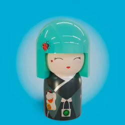 Kokeshi Akemi #1847