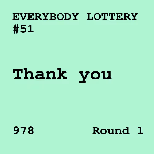 Everybody Lottery 1