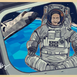 Postcard from Space #1744