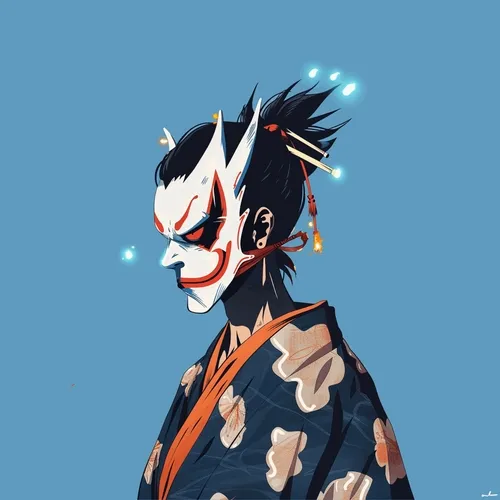 The young boy and the spirits