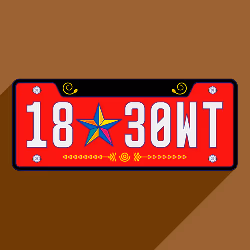 Metaverse License Plate