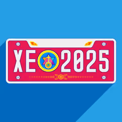 Meta License Plates #421